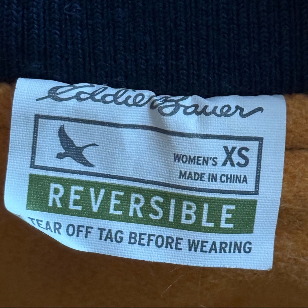 Eddie Bauer Pendleton Wool Reversible Jacket Xs 1… - image 7